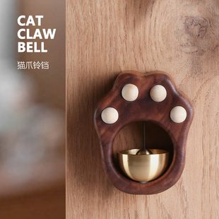 可爱家居开门铃 Cat 猫爪铃铛 Bell 让风声具象成清冽音符 Claw