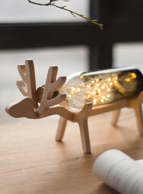 STRING LIGHT |  鹿 火树银花灯 北欧风格实木小夜灯 创意礼物