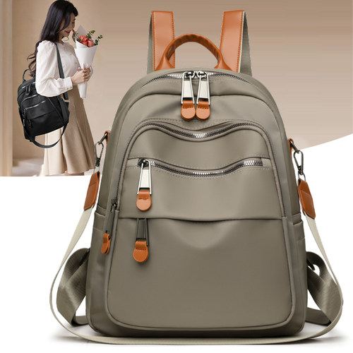 超火旅行背包女牛津布双肩包女2026新款旅游防水时尚大容量电脑包