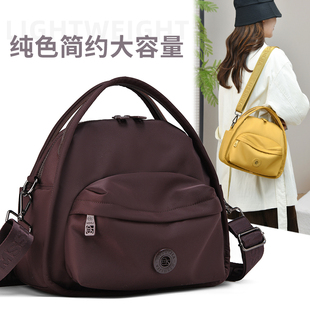 轻便休闲包包女2026新款高级百搭牛津布女士斜挎包单肩手提包超火