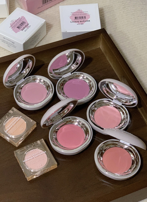 韩国tooq新款腮红膏泥tutu自然膨胀色04收缩元气腮红08蜜桃粉嫩07