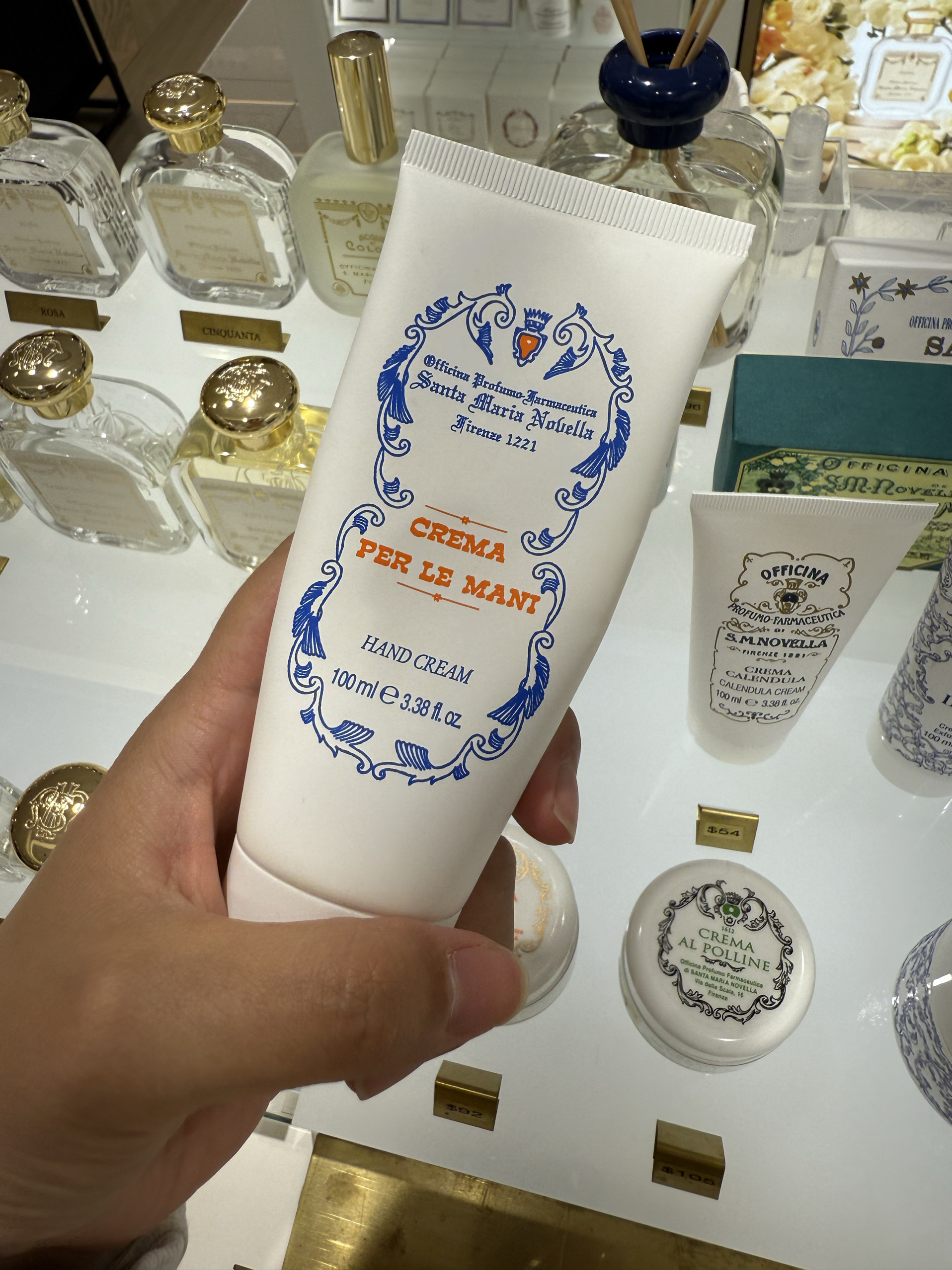 Snta Maria Novella圣塔玛利亚诺维拉SMN柠檬护手霜柑橘清爽不油