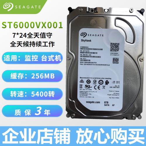 6t监控硬盘ST6000VX001