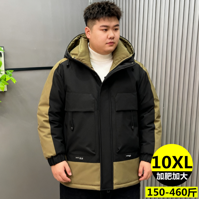 加肥加大潮牌薄款棉衣300斤