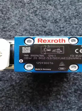 溢流阀DBW20B1-52/315-6EG24N9K4液压阀DBW20B2-52/315-6EG24N9K4