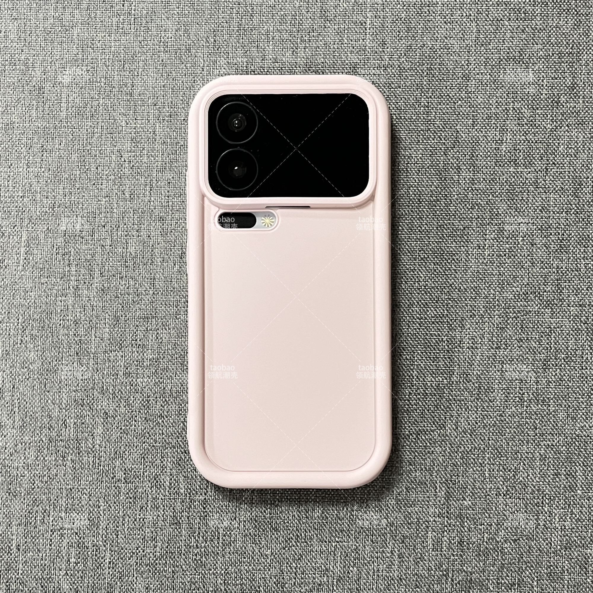 马卡龙凹凸肤感樱花粉S30适用VIVO气囊X300防摔X200PRO MINI手机壳S19女X80加厚18全包X100S纯色S20男S19/S17