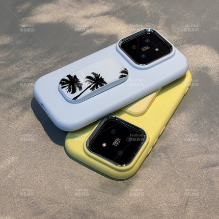 站立支架FINDX7椰子树OPPO Reno6手机壳K11全包7防摔8PRO新爆款A72高级感5女9男10软A1/A2M硅胶A93s潮A58/A57