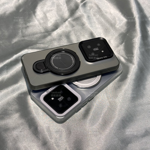 三星S23手机壳24磁吸支架22防摔s21+高级感S20fe全包s20金属NOTE20 Ultra全包大孔新款软边硬壳情侣男女个性