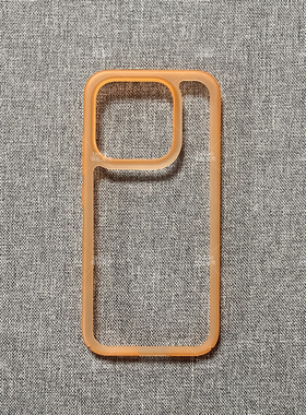 个性橙色无背板纯边框K15适用OPPO Reno14/11手机壳13/10镂空散热A3框架条Find X8/X9硬12简约7/5/9pro+新款
