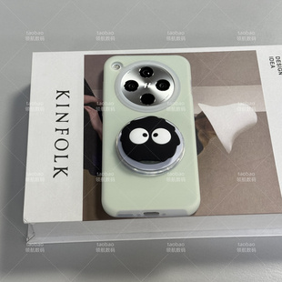 华为荣耀Magic7内置磁吸X60手机壳X50果冻液态硅胶魔术5PRO无线充电GT黑煤球支架卡通可爱情侣男女小众保护套