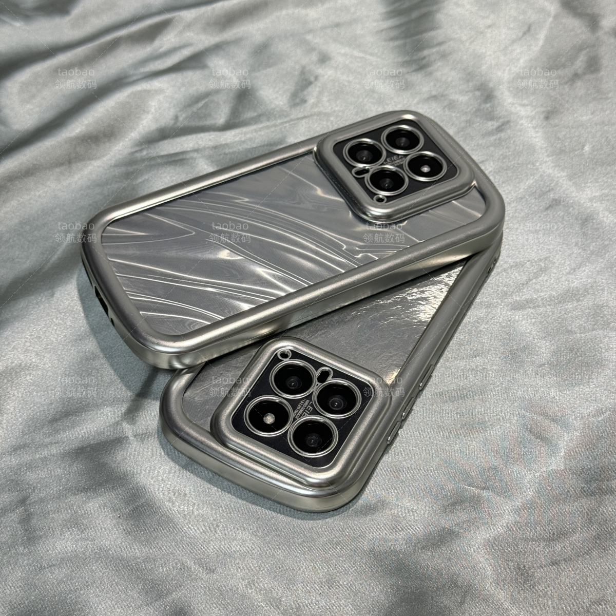 褶皱高级感K70小米14手机壳K60红米k40S圆边10全包Note9防摔12加厚TURBO3软civi4硅胶11T气垫10女50套13pro+