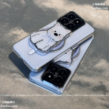 卡通狗狗Find X3适用OPPO硬Reno8手机壳10磁吸K11支架A58可爱7创意5新款6男4SE小众9pro+透明A3pro女A1X爆A2M