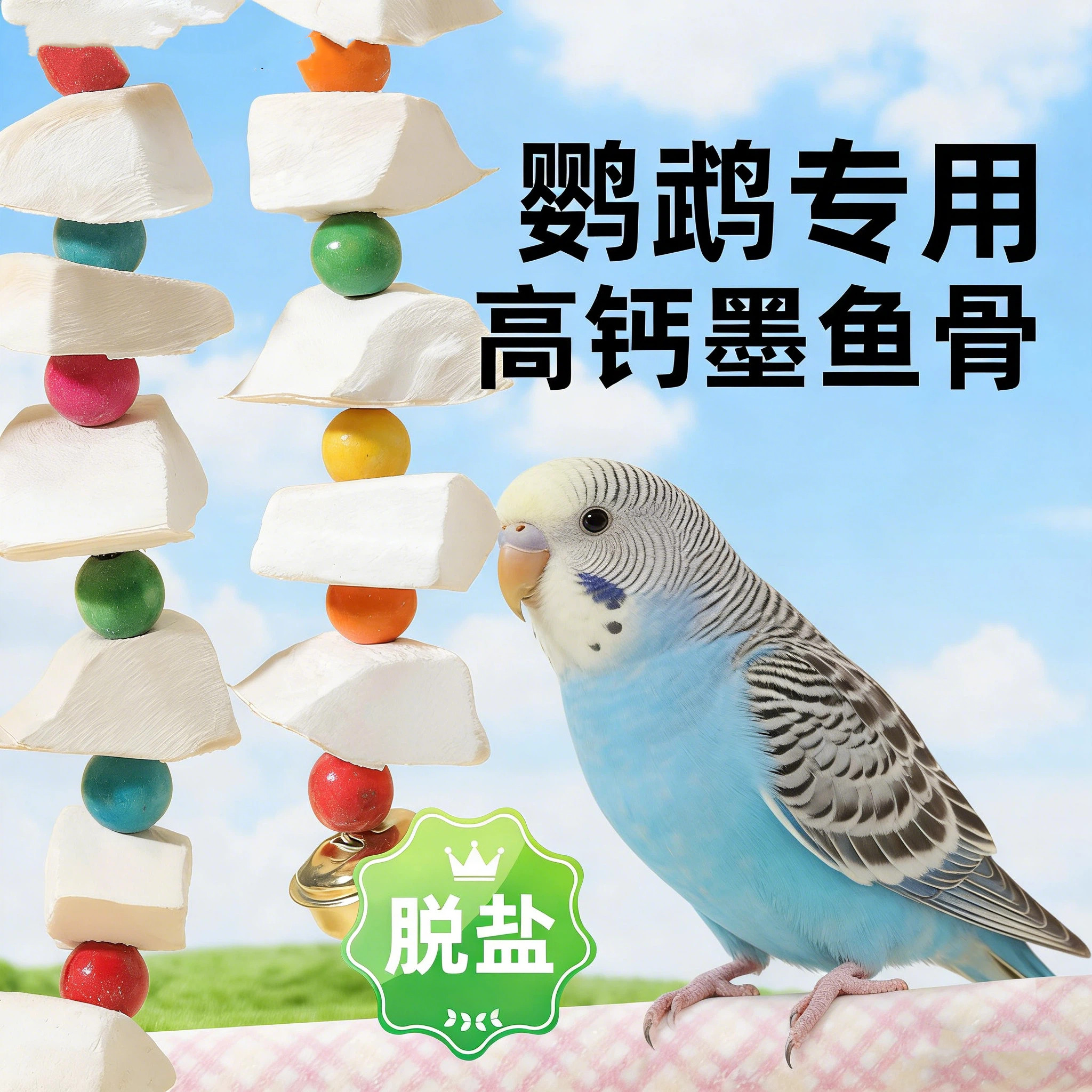 鹦鹉脱盐墨鱼骨串粉磨牙棒磨嘴器啃咬补钙珍珠鸟虎皮牡丹专用玩具,宠物/宠物食品及用品,鸟玩具,淘宝优惠券,粉丝福利购,淘宝优惠卷