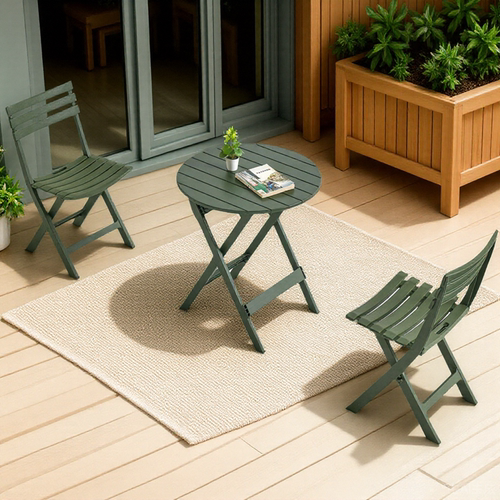 折叠便携式户外露营桌阳台小茶桌室外圆桌庭院咖啡店桌椅组合2025