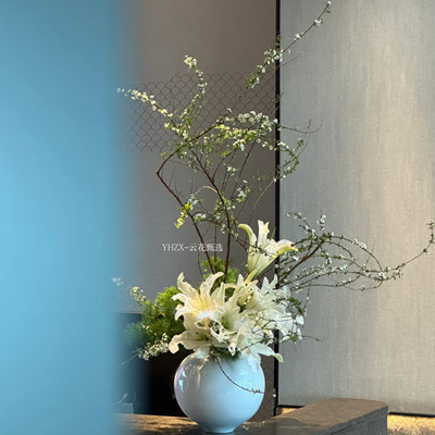 【云花甄选】西伯利亚百合混搭雪柳云南基地直发鲜花瓶插花空运发