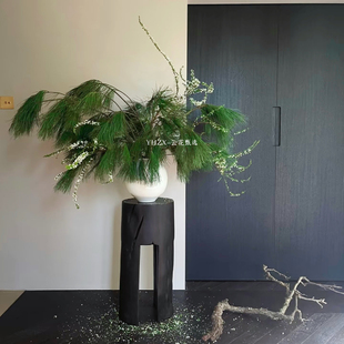 【云花甄选】五针松雪柳花鲜切花花瓶观赏家居客厅书房摆件真鲜花