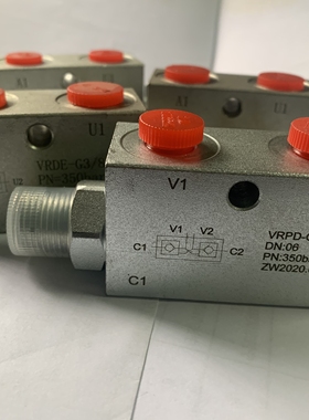 双向液压锁环卫车油缸保压阀农机吊车支腿锁VRPD/VRDE升降安全阀