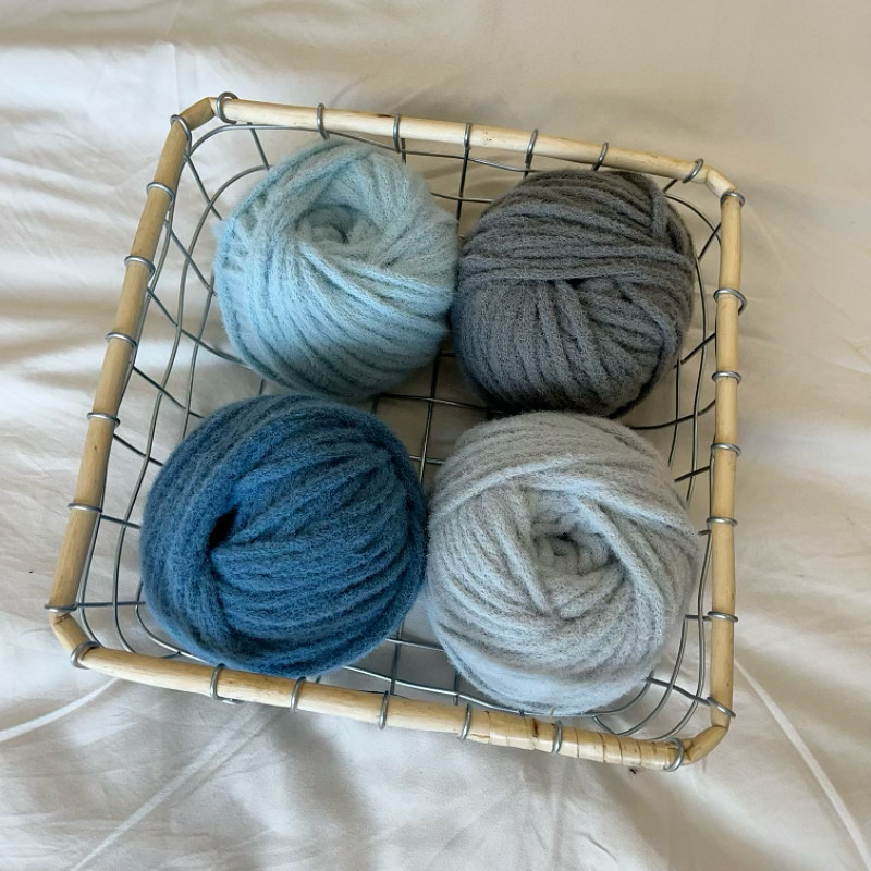 秋冬新品粗版慕斯线围巾线柔软舒适建议棒针6-8mm