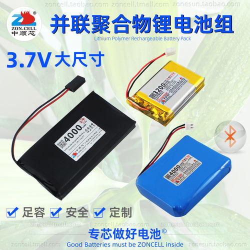 中顺芯户外聚合物锂电池组3.7V