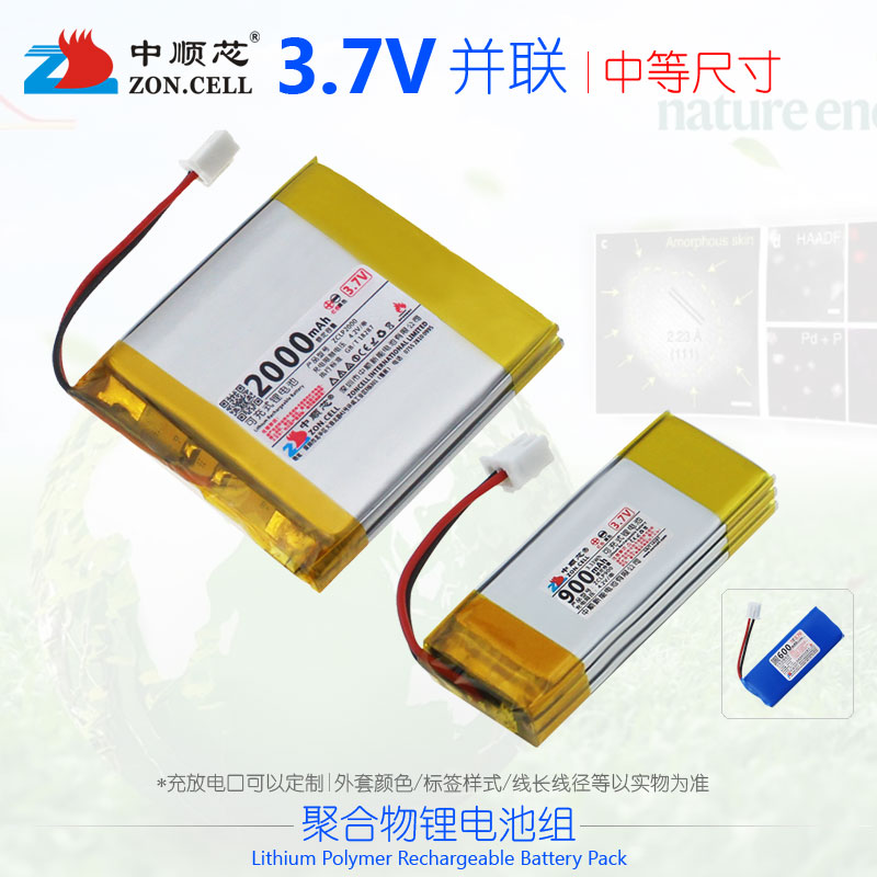 中顺芯检测仪表聚合物锂电池组