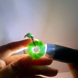 和田玉碧玉挂件麻花平安扣.籽料碧玉平安扣男女吊坠