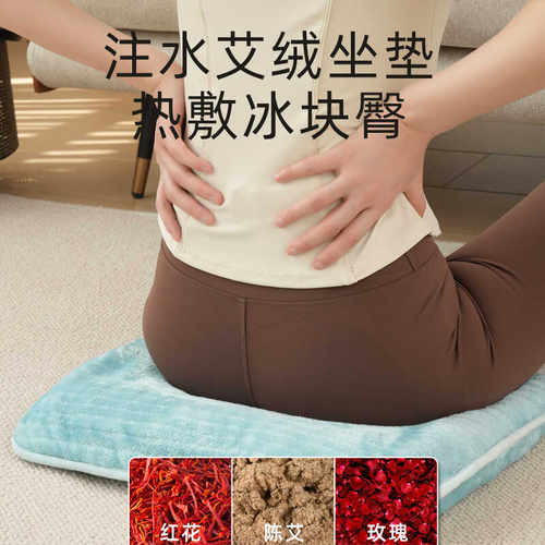 泊斯尔注水热水袋坐垫艾灸艾绒热敷臀部办公室臀垫热敷暖胃暖肚