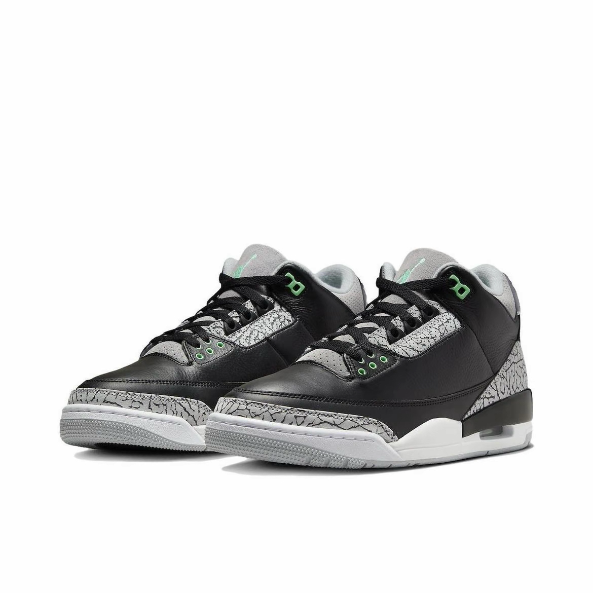 Air Jordan 3 AJ3黑绿黑水泥中帮耐磨篮球鞋CT8532-031 浙江仓