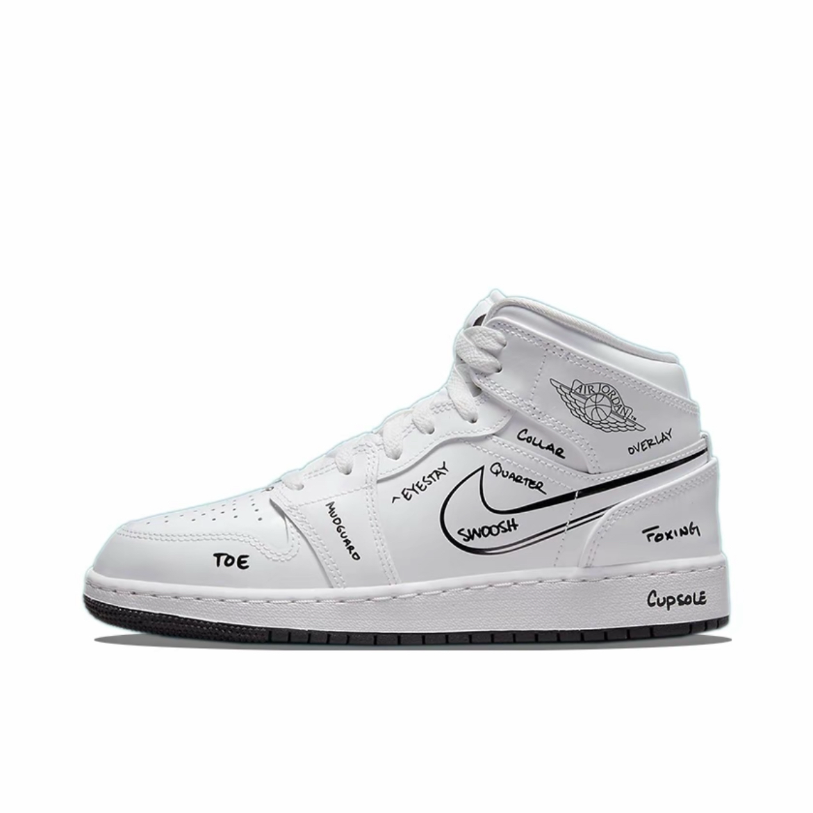 耐克正品春秋AIR JORDAN 1女子GS运动鞋DQ1864-100浙江仓,运动鞋new,板鞋,淘宝优惠券,粉丝福利购,淘宝优惠卷