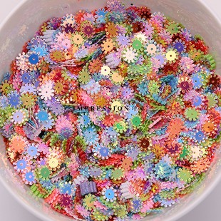 进口手缝diy金光亮片 9mm风火轮珠片鞋服帽子装饰材料婚纱配件