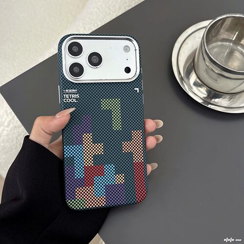 适用苹果17Promax手机壳新款超薄凯夫拉纹理硬壳iPhone16pro内置磁吸镜框防摔15PROMAX男士壳17Pro商务保护套