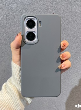 肤感糯叽叽高级灰色适用iqooneo11手机壳液态硅胶软壳大孔散热iqoo15保护壳z10turbo简约纯色neo9pro不会发黄