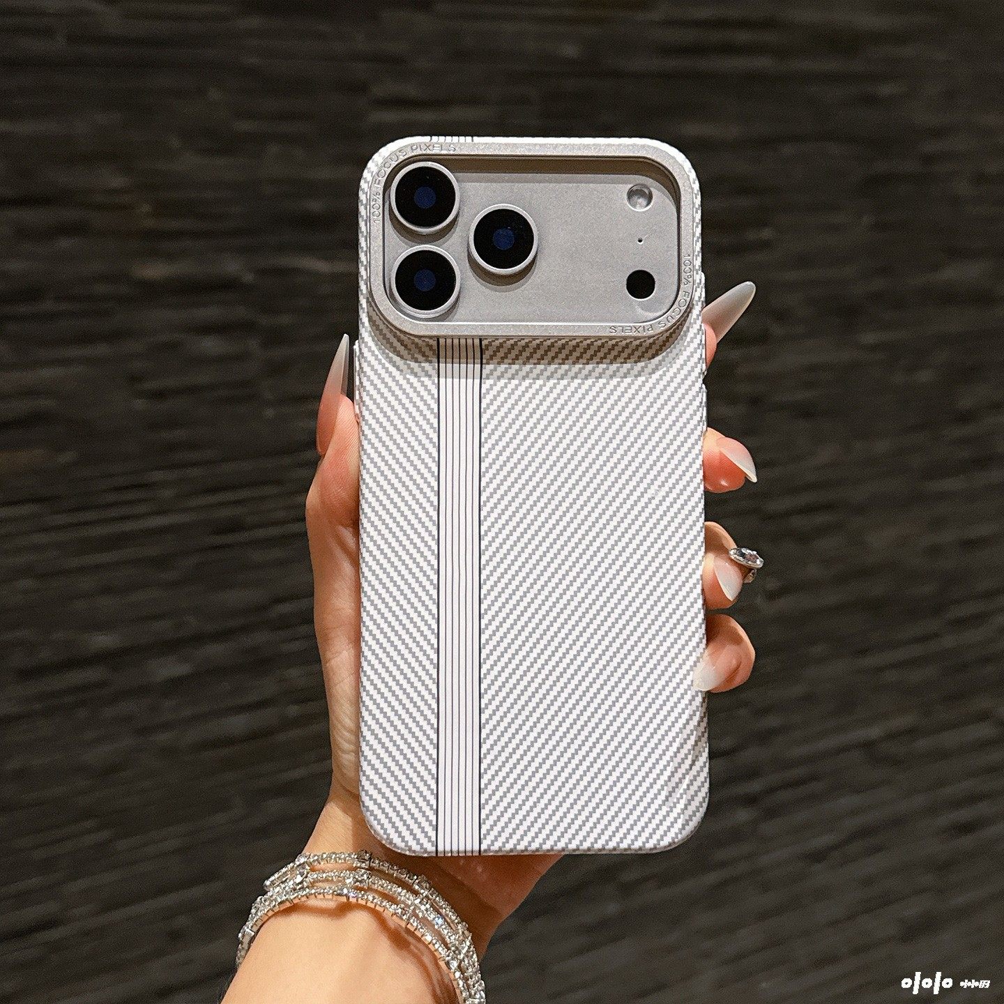 凯夫拉碳纤维纹适用苹果17promax手机壳新款超薄肤感抗指纹iPhone16promax保护壳磁吸充电15pm硬外壳14pm简约