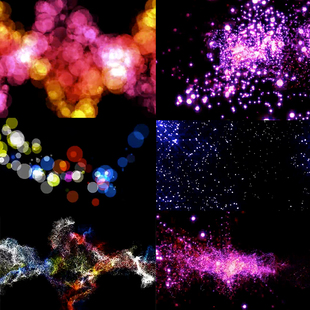 28个resolume官网vj高清视频素材 dxv编码 vjLOOP PartikelStorm