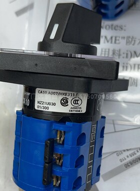 中字蓝系列选择开关 CA10 A213-600 FT2 新西兰K+N开关