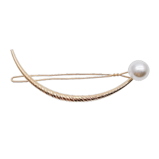 一字夹小号发夹女后脑勺发卡时尚侧夹设计感半扎发青蛙扣夹边夹