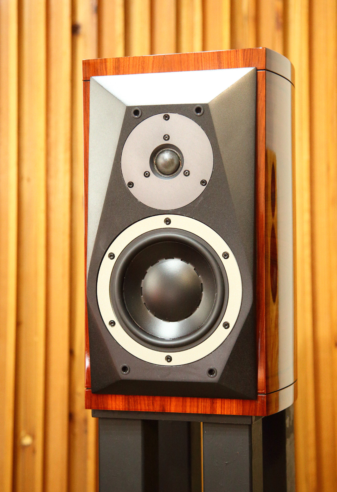 5寸书架音箱 hifi音箱 世霸弧形箱体