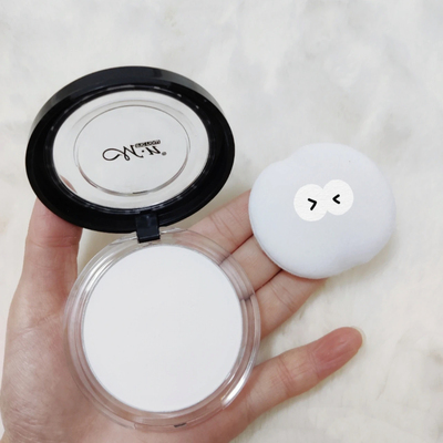 粉质超级细腻！Menow美诺粉饼控油定妆持久防水不脱妆遮瑕铁皮