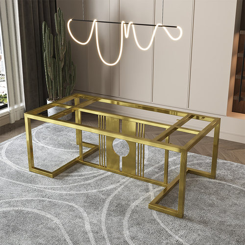 不锈钢桌脚支架桌腿岩板茶几茶桌