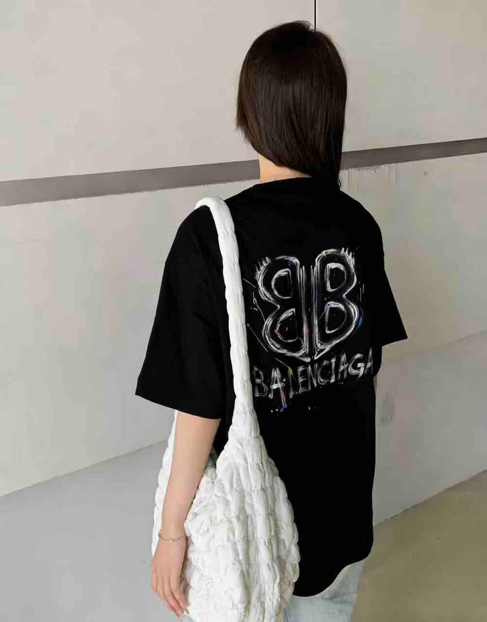 大件短袖T恤女2026春季新款韩版休闲宽松字母印花百搭圆领上衣潮