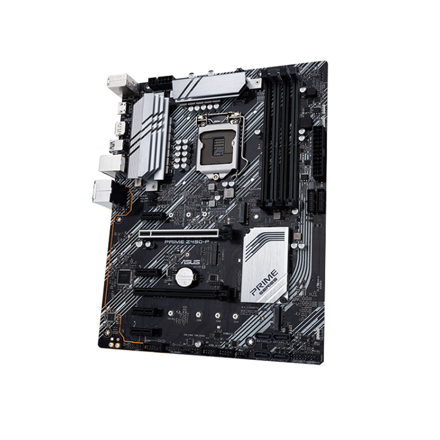 三年保修Asus/华硕PRIME Z490-P主板 1200针千兆网卡神光同步主板 - 实物图