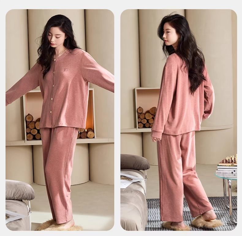 胖MM睡衣女秋冬季保暖德绒长袖长裤套装时尚气质家居服大码300斤