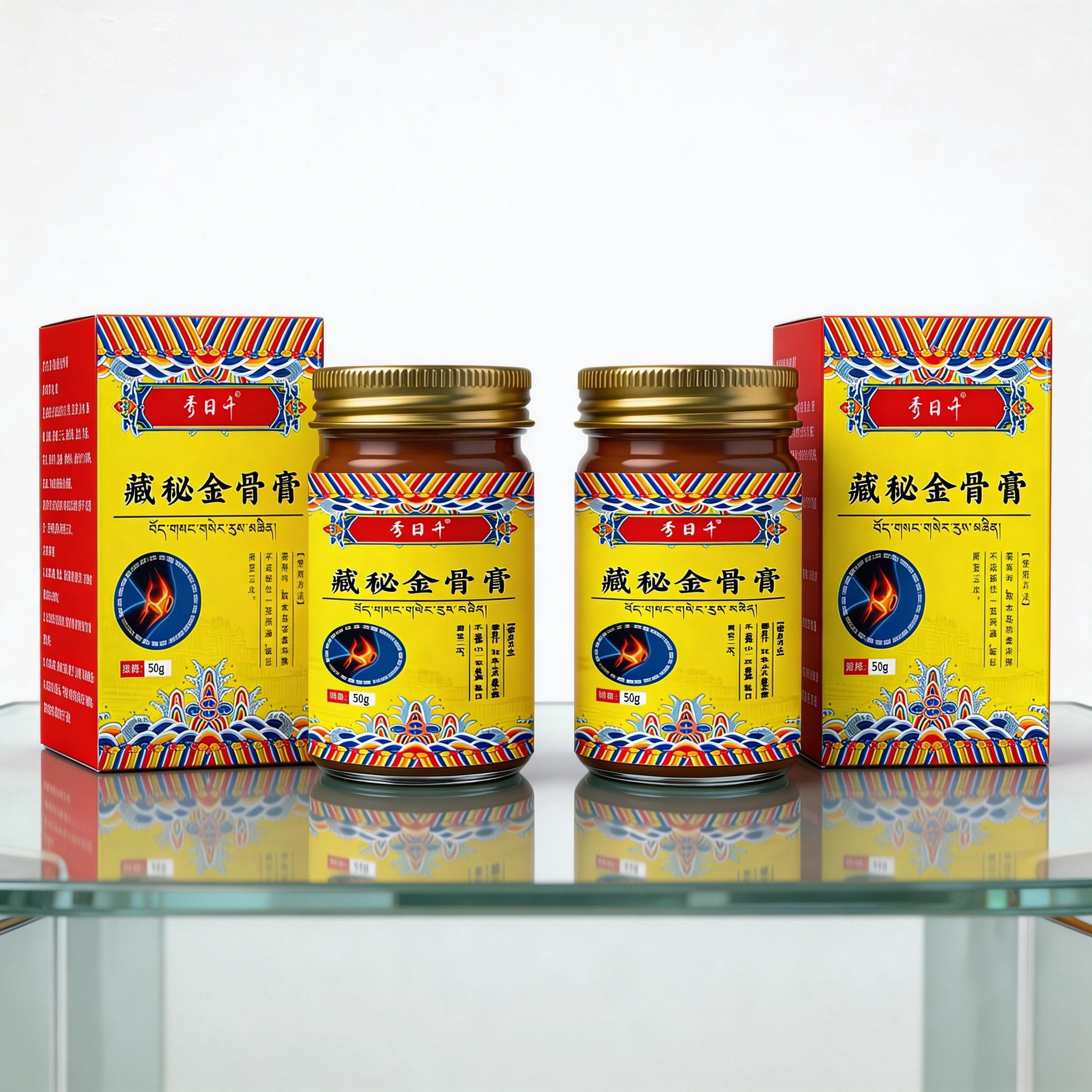 【藏族秘方】藏秘金骨膏老人颈椎肩周腰椎膝盖关节涂抹舒缓清爽