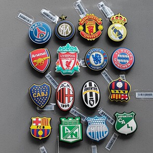 CROCS新品洞洞鞋花配饰卡骆驰智必星鞋扣装饰品足球队标正品鞋饰