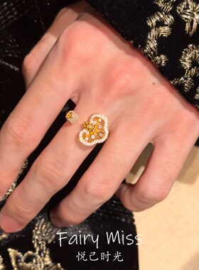 玉如意新中式轻奢气质小众食指戒