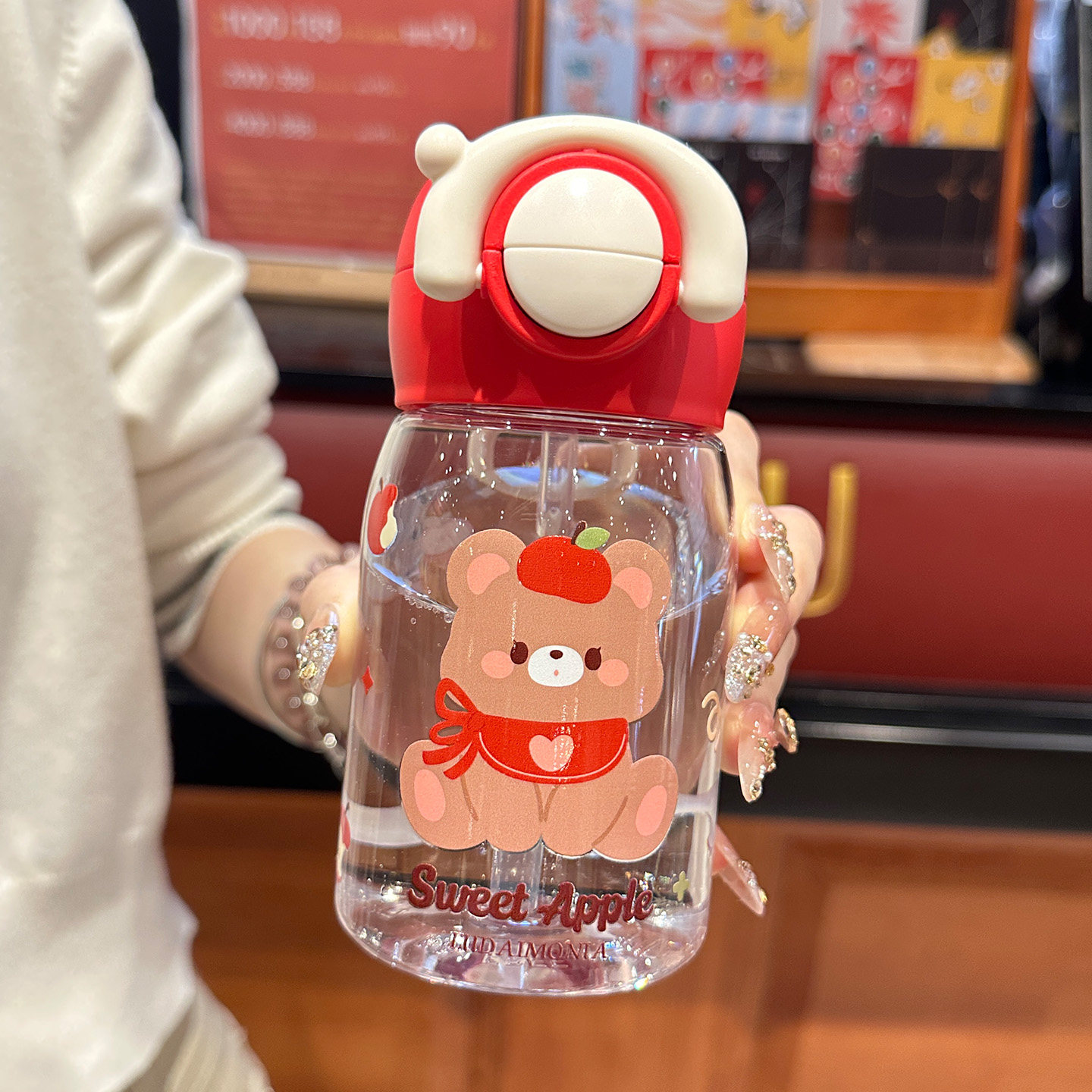 可爱迷你双饮吸管杯小巧便携