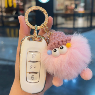 适用于2024款吉利熊猫骑士钥匙套新23款熊猫mini专用壳扣包女可爱