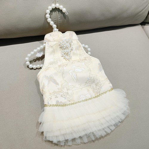 新款宠物服狗狗猫咪衣服泰迪比熊博美猫咪春夏款新中式