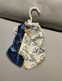 溪花记新年宠物拜年服狗狗猫咪衣服泰迪比熊博美春节过年新中式