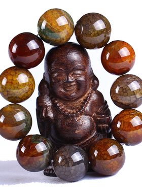 天然玛瑙南红蜜蜡散珠毛衣链配饰