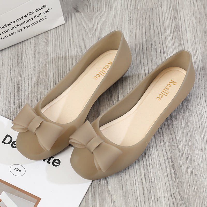 果冻鞋女2026夏季新款软底防滑凉鞋女平底沙滩鞋浅口包头防水雨鞋